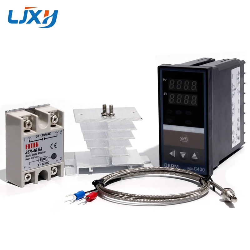 Ljxh Rex-C400 Termostato Digitale Pid Regolatore Di Temperatura Del Termostato 40Da Kit