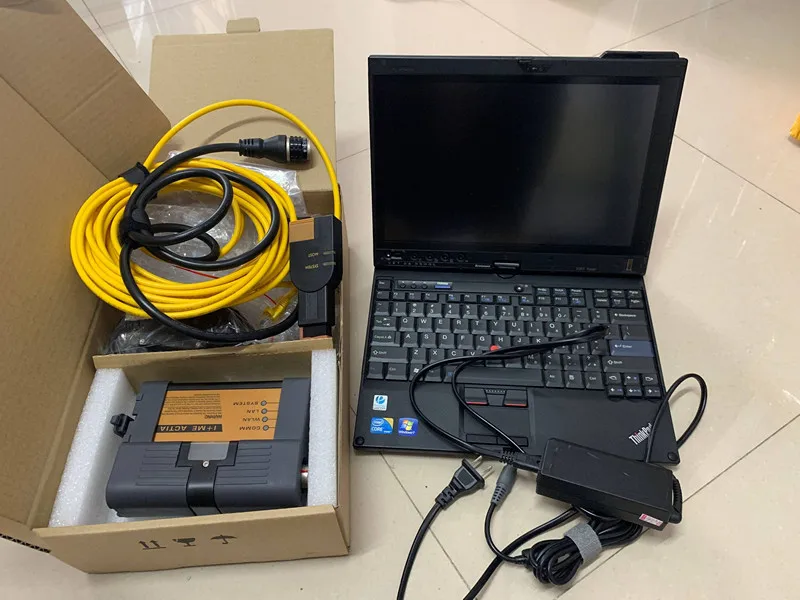  Para BMW ICOM A2 B C con software hdd 201907 v instalado en ordenador portátil x201t tableta i7 cpu