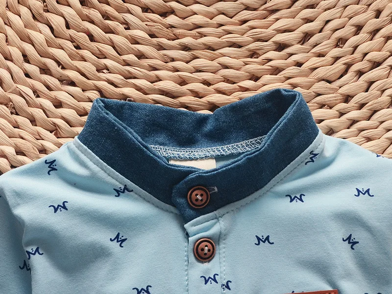 2019 New Baby Boys Summer Clothes Newborn Children Clothing Sets For 0-4 Years Sleeve Shirts Jeans Cool Denim Shorts Sport Suits