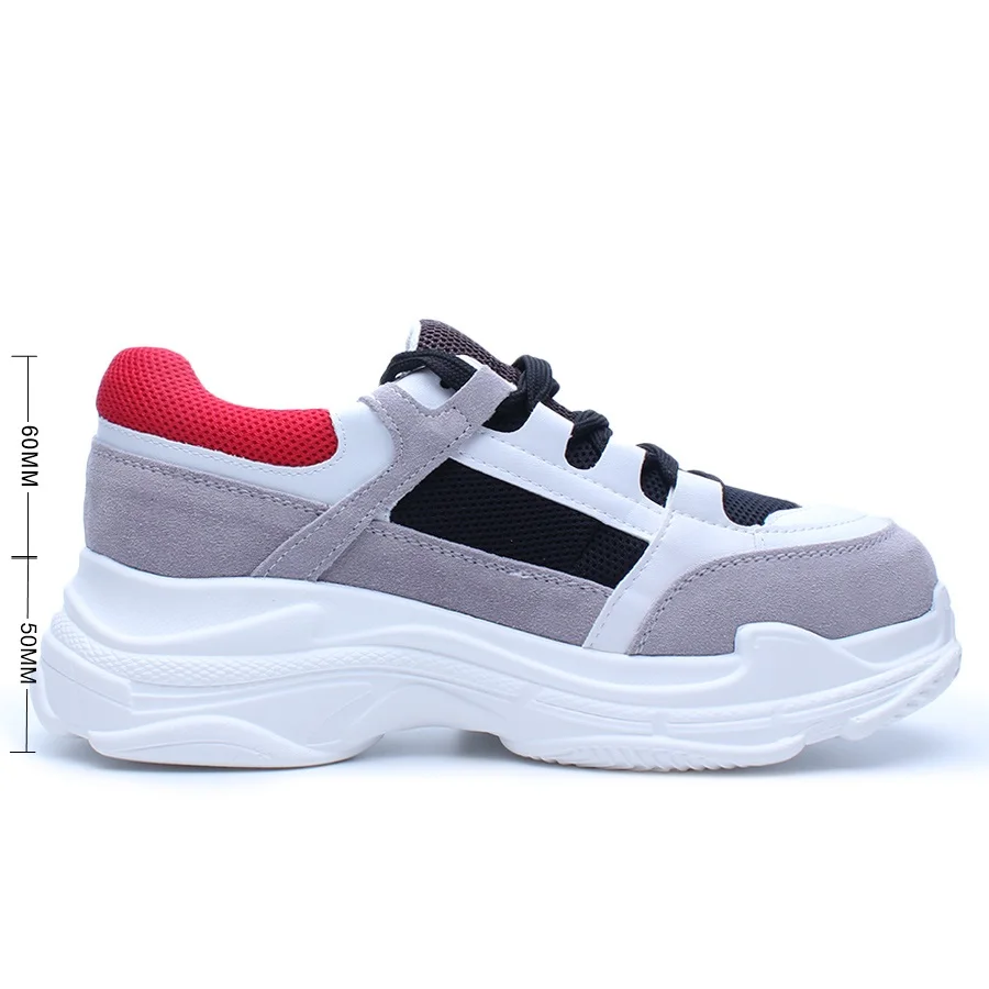 Women Sneakers Fashion Casual Shoes Woman Comfortable Wedges Shoes For Women Lace Up Flats shoes Female Platform P17 (5)_New