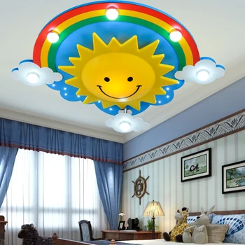 

Creative children's room bedroom ceiling lamp with a warm light eye led boys and girls cartoon children room lighting