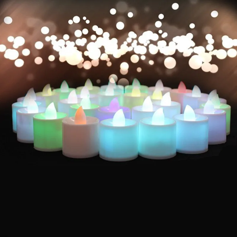 Светодиодный электронная беспламенная свеча искусственные свечи батарея работает для вечерние для свадебы, дня рождения, для фестиваля романтический ужин Декор