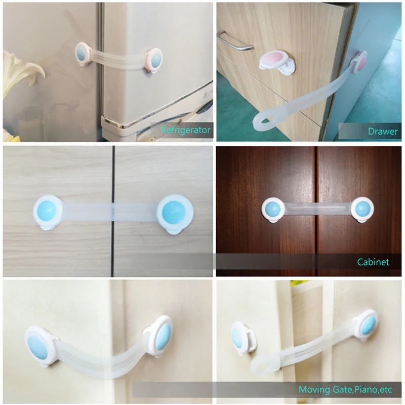 2 In 1 Baby Infant Child Kid Safety Cabinet Door Fridge Drawer Lock Cupboard Safe (3)