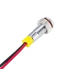 Flashing LED Indicaor Light 6mm Metal Waterproof LED Pilot 6v 12v 220v Led Blink Pilot Signal Lamp for DC with Wire ► Photo 3/6