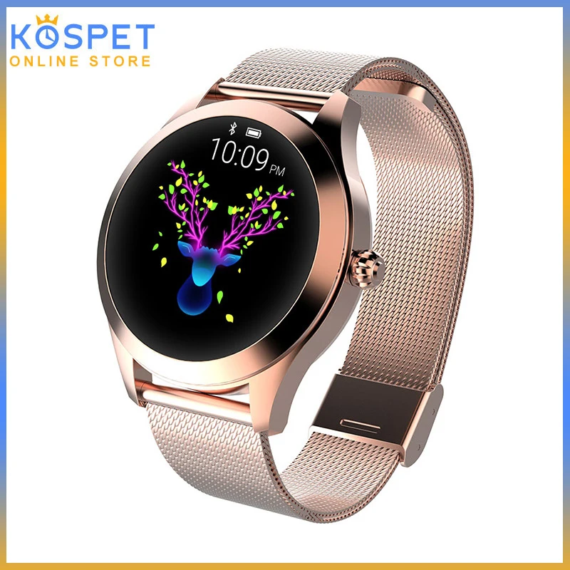 

KOSPET KW10 Fashion Women Smart watch Bluetooth Heart rate monitor IP68 Waterproof smartwatch For Android IOS LaDY Bracelet