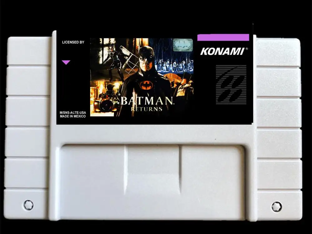 Batmaned возвращается USA-NTSC версия 46 шпильки видео игры карточные NTSC Версия для ретро