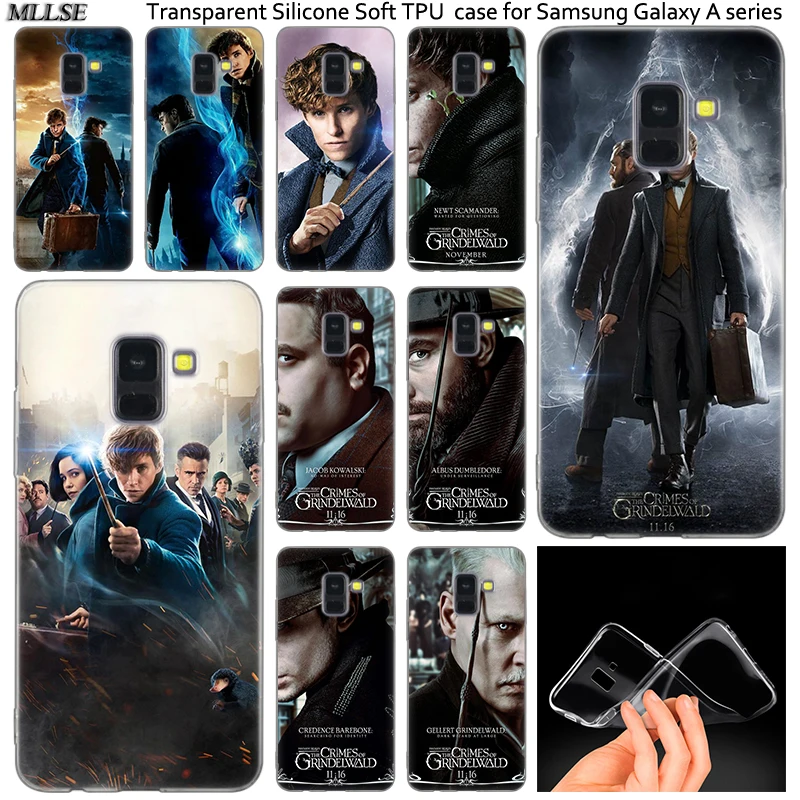 

Fantastic Beasts Silicone Case For Samsung Galaxy A50 A30 A10 A40 A6 A8 Plus A20 E A5 A7 2018 2017 2016 Note 9 8 Fashion Cover