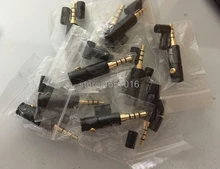 10PCS High Quality 3 5 mm Male 4 Pole Headphone Plug Stereo Audio Jack Connector for 4mm Cable Adapter