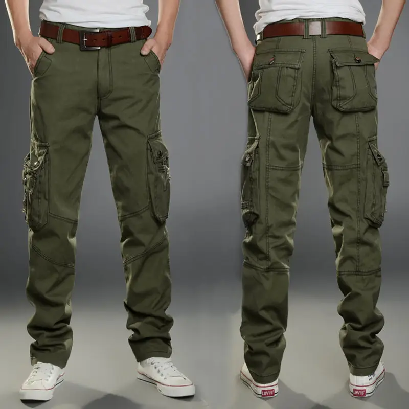 The new Korean version of the spring 2022 trend, nine minute trousers, men's loose-fitting campaign, popular logo casual trouser combat trousers