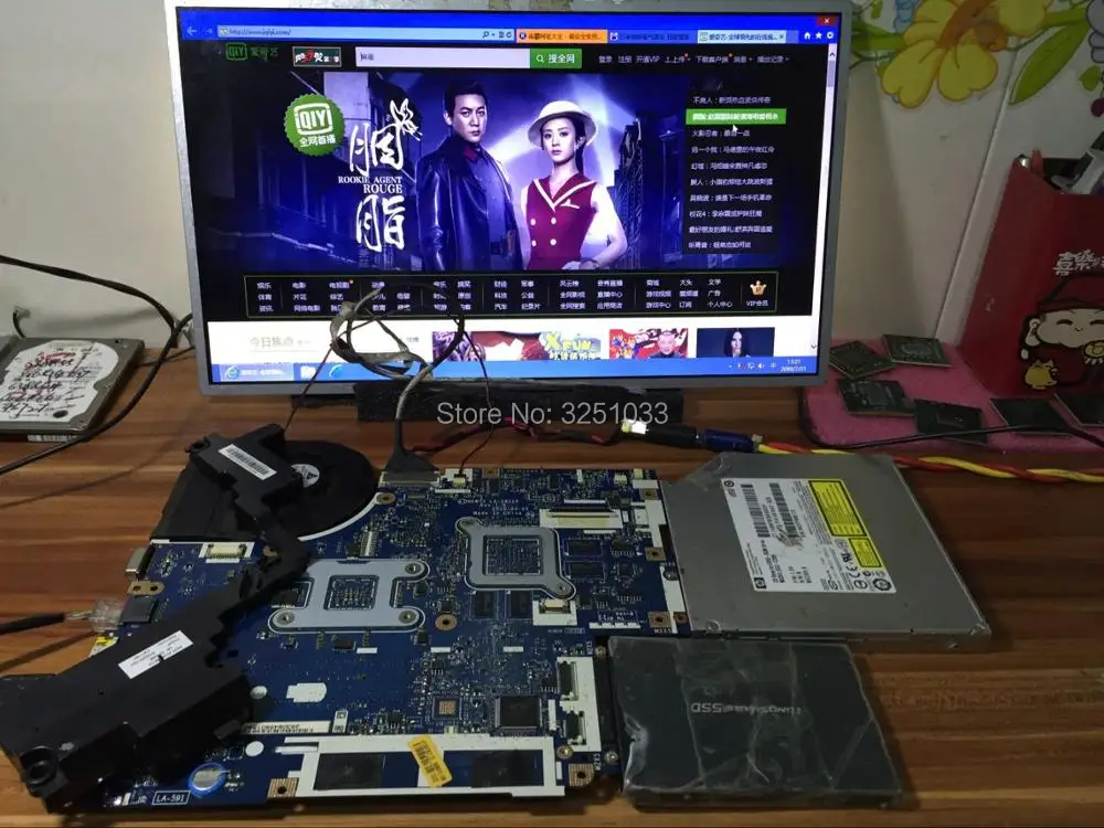 Wve02.001 para Acer Aspire 5552g 5551g Placa-mãe Ati hd Mbpuu02001 Testado Perfeito New75 La-5911p Mbwve02001 Mb. - Imagem 5