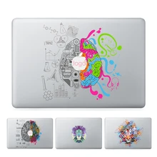 GOOYIYO-ноутбук виниловая частичная наклейка DIY персональная наклейка левая и правая мозговая печать кожи для Macbook Air Pro retina Touch Bar