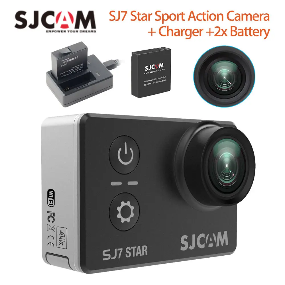SJCAM SJ7 Star 4K 12MP HD Wifi Sport Action Waterproof Helmet Camera