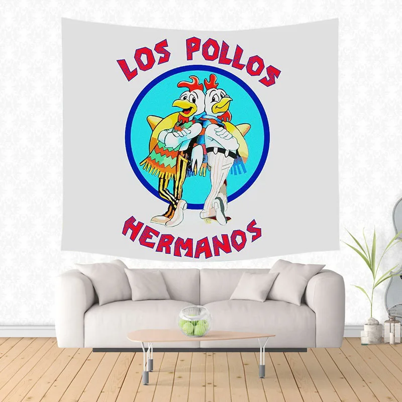 Лос Pollos Херманос пользовательские Гобелены Скатерти пляжные Одеяло Home Декоративное Настенное подвесное Пикник Коврики