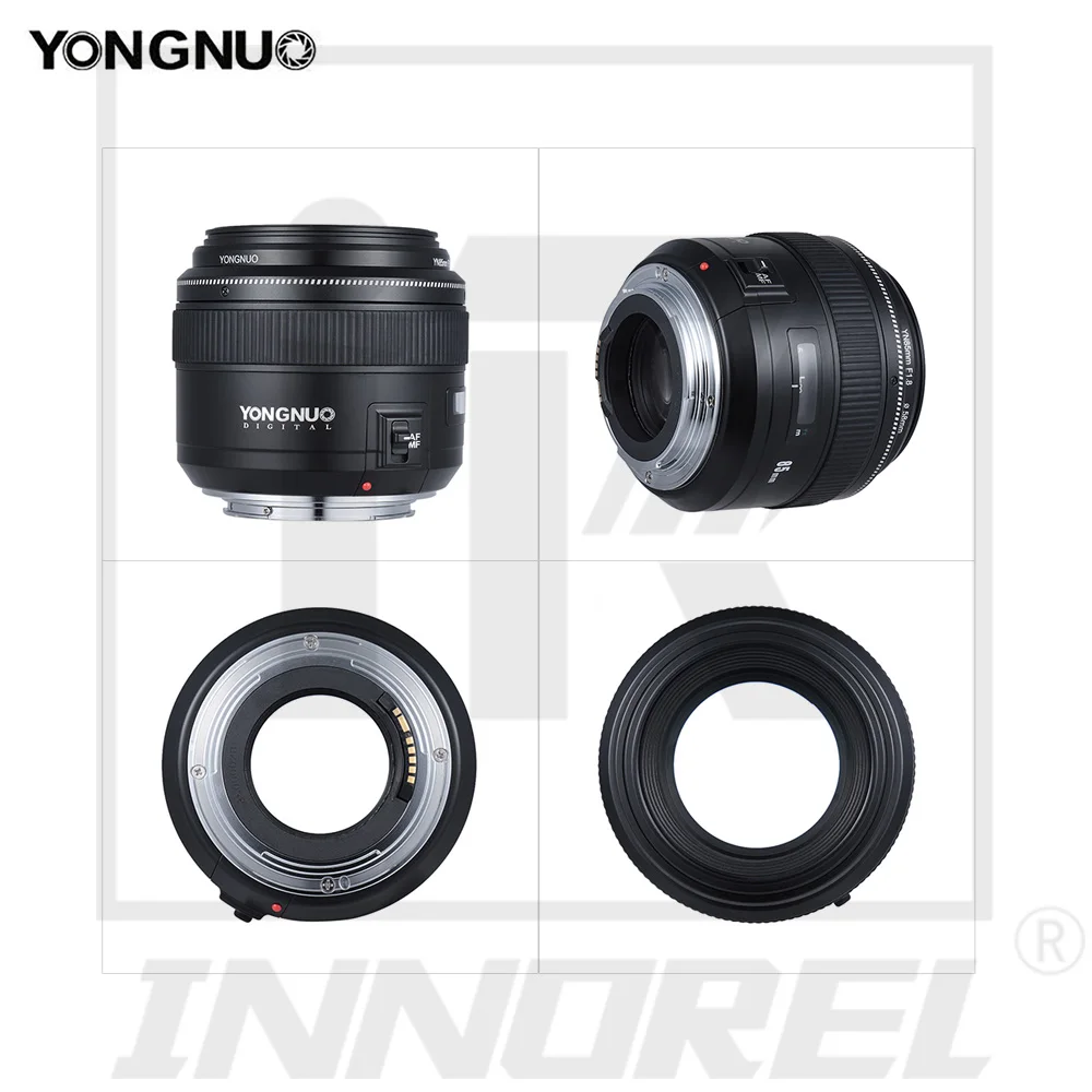 US $221.34 Original YONGNUO YN85mm F18 85mm Fixed Focus Camera Lens AFMF Lens For Canon EF Mount EOS Cameras 70D Portrait Photography