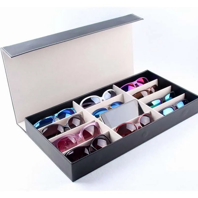 High Quality Jewelry Sunglasses Box Women and Men Thickness Velvet