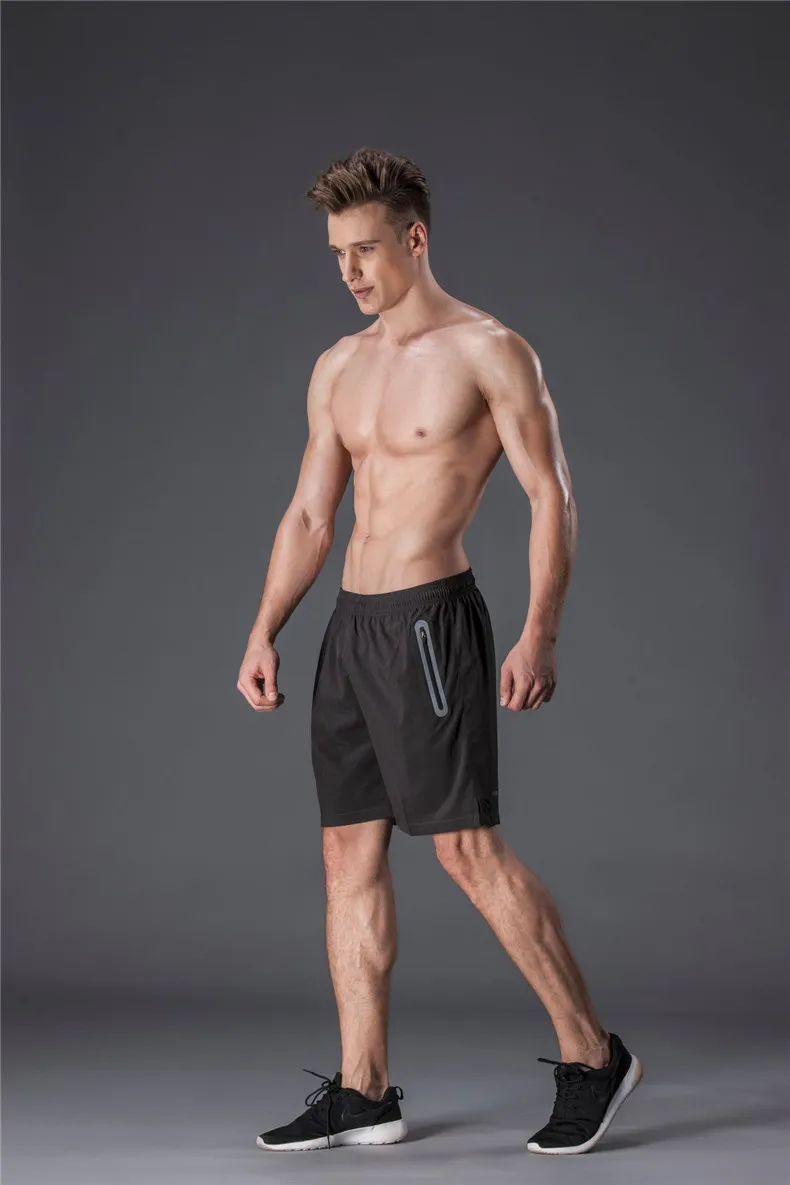 RAY GRACE новые свободные спортивные мужские баскетбольные шорты с карманами Светоотражающая застежка быстросохнущие дышащие уличные шорты