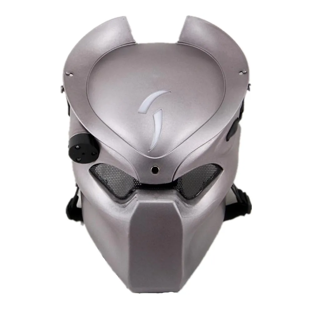 tactical skull face mask military Field Alien vs Predator mask lone wolf mask field CS Infrared Lamp for hunting paintball (9)