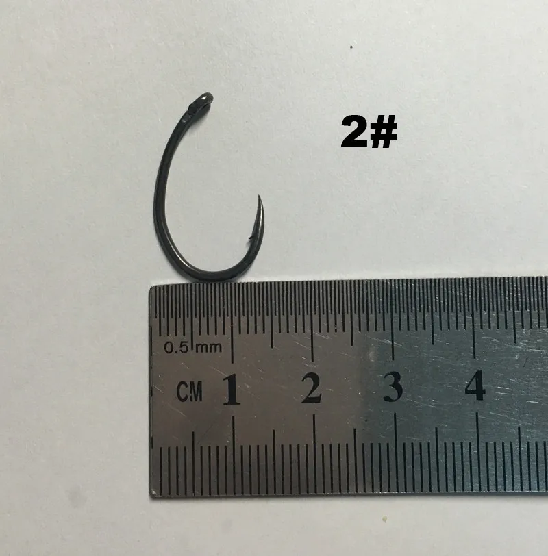 1000 x Экстра Широкий Gape с изогнутая ручка и выключатель точка-тефлон покрытием Карп Крючки-микро колючая для Рыбок