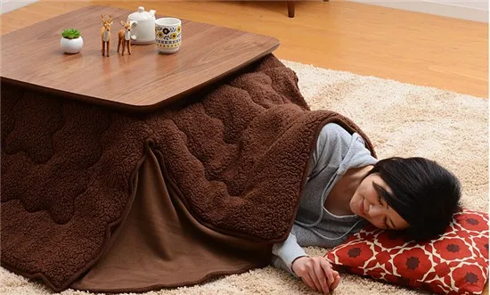 Современная мебель для дома Kotatsu стол из массива ясеня мебель японский стиль гостиная пол низкий нагреваемый центр стол деревянный