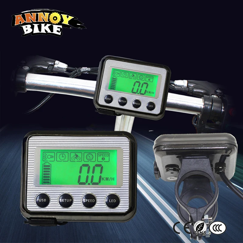 

Ebike Display Intelligent 36V48V Electromagnetic Induction Waterproof With USB Electric Bicycle Ebike Parts