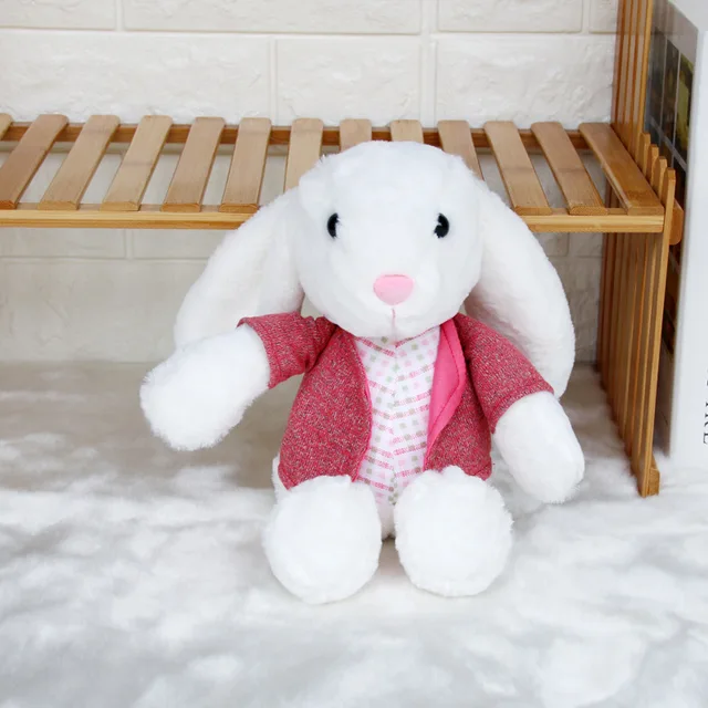 Hot Selling Lovely Dressed Little Rabbit Boy Underwear Rabbit Plush Toy for Children