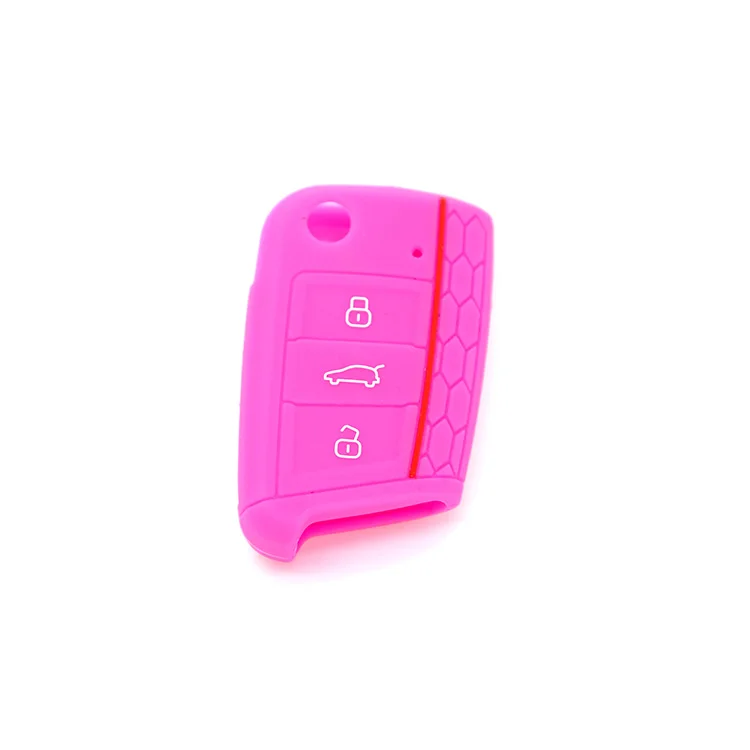 RYHX Car Accessories Bag Cover For Volkswagen VW Golf 7 mk7 Skoda Octavia A7 silicone car key case