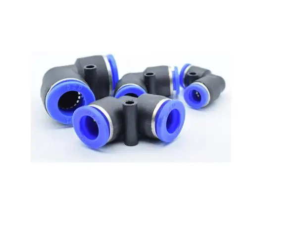 10pcs PV-04 touch plastic pneumatic hose L type PV-4 right angle pipe joint PV5/32 air elbow fitting 4mm quick tube connector |