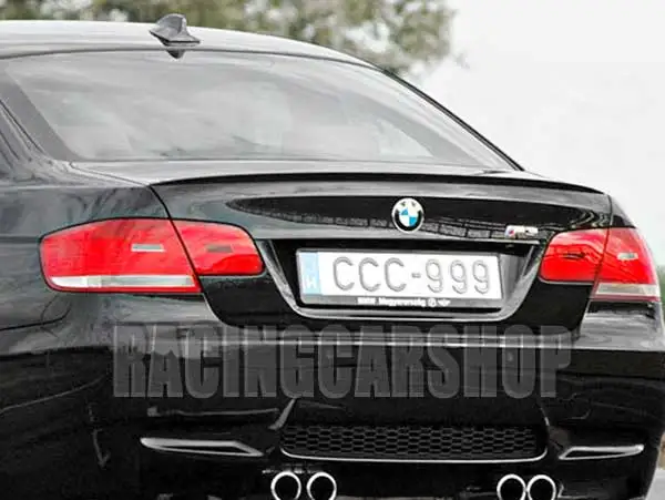 M3 Тип реального углеродное волокно задний багажник спойлер, пригодный для BMW 3-серии E92 E93 купе 2 двери 2007-2013 B084