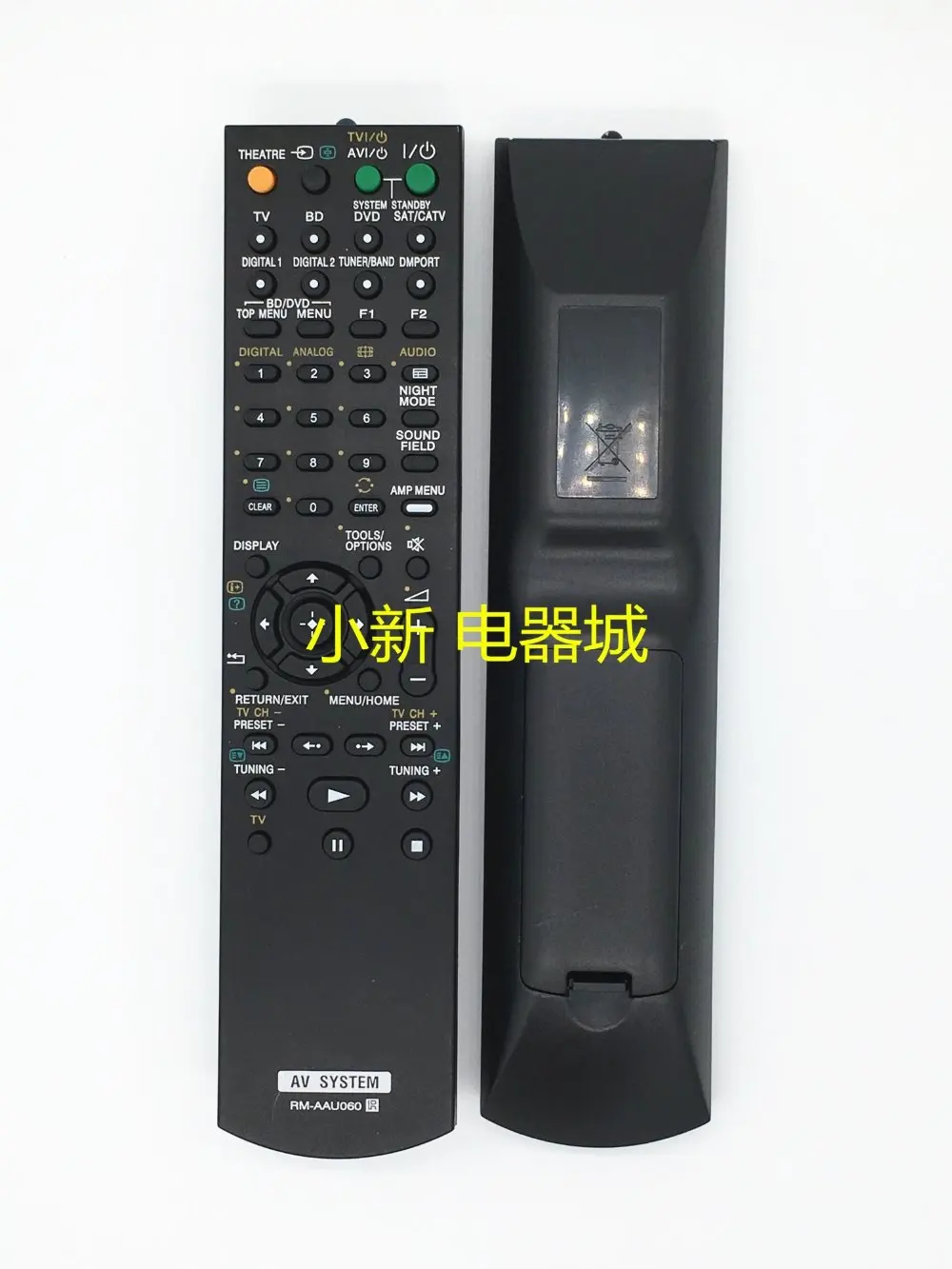 

New AV System Remote Control Replace FOR Sony STR-KG700 STR-DG720 HT-SF360 RM-AAU029 148065711 RM-AAU029