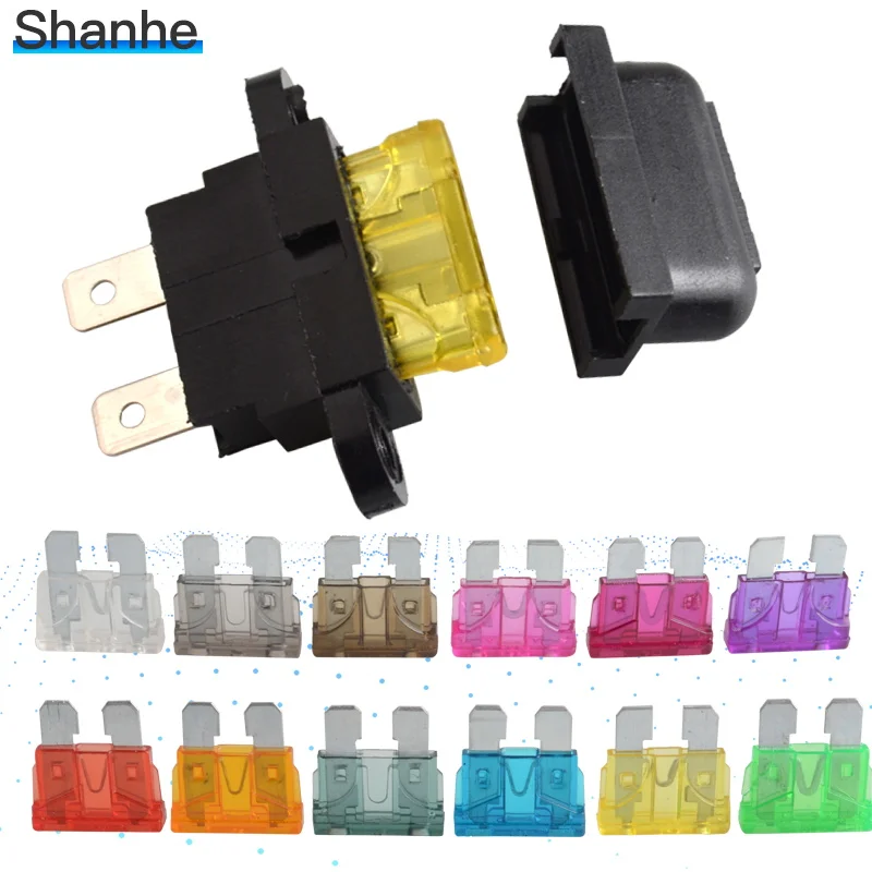 

Middle Car Fuse Holder Anti Fire and Waterproof Fuses Box with Medium Auto Fuse