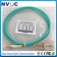 18 шт./лот, 2 м, SC-LC OM3-150 волоконно-оптическая 10 г многомодовая, 3,0 мм, ПВХ, патч-корд OM3 50/125, дуплексная волоконно-оптическая Перемычка патч-корд