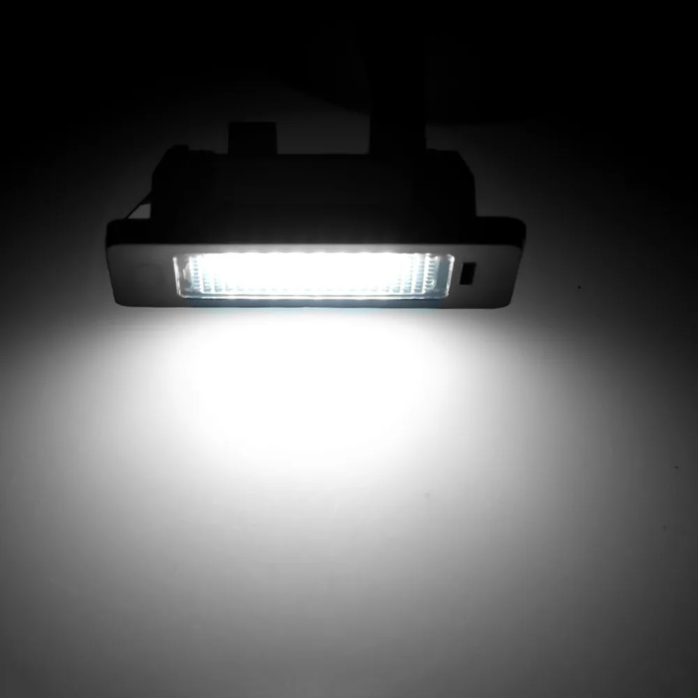 2 шт. без ошибок 18Led номерной знак светильник s лампа для BMW E39 E60 Canbus автомобильный номерной знак светильник для bmw E90 E91 E92 E93 325xi 328i