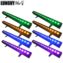 8 шт./партия, новинка года, 18*15 Вт, RGBAW 5в1, светодиодные прожекторы для помещений, светодиодные прожекторы, DJ/Bar/вечерние/шоу/сценический свет