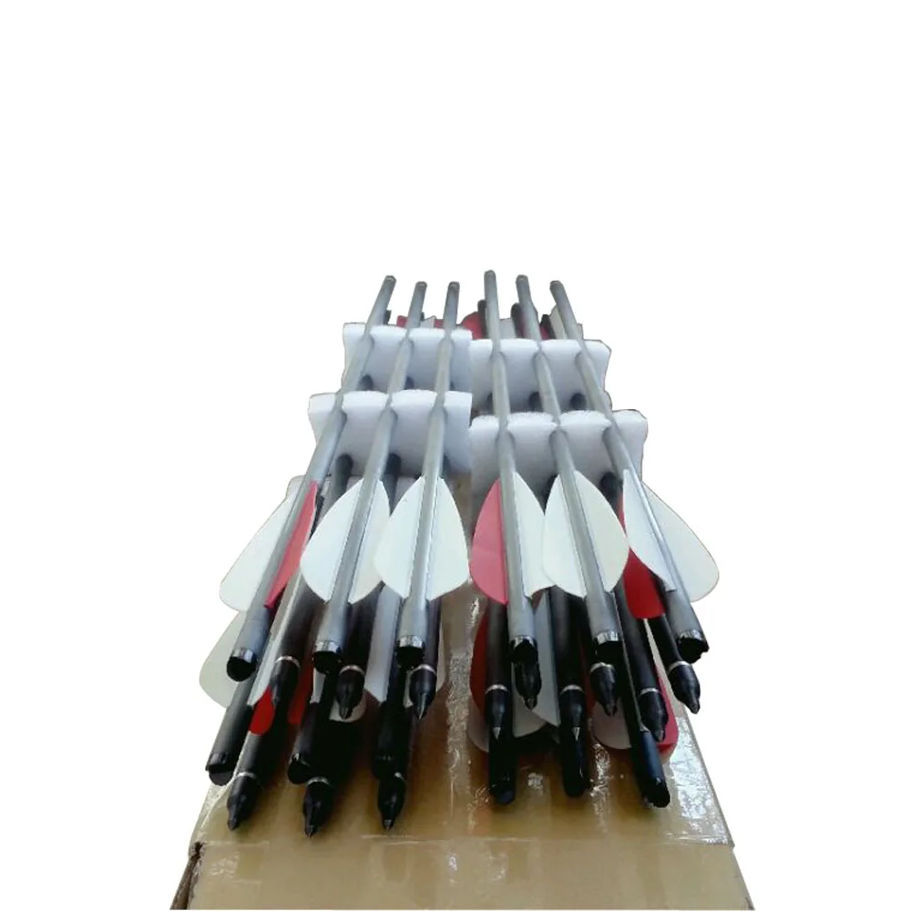 24pieces 20" crossbow arrow 20 inches pure carbon fiber crossbow arrow