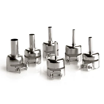 

6Pcs 3/4/5/6/8/10mm 850 Circular Nozzles Hot Air Rework Reflow Soldering Station G08 Great Value April 4