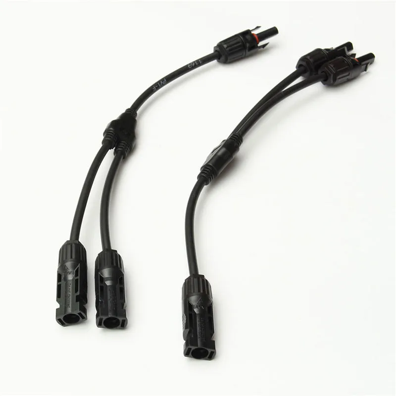 

1Pairs MC4 Connector Y branch M/M/F and F/F/M,mc4y 2 male 1 female and 2 female 1male Solar Panel Cable Branch Connector