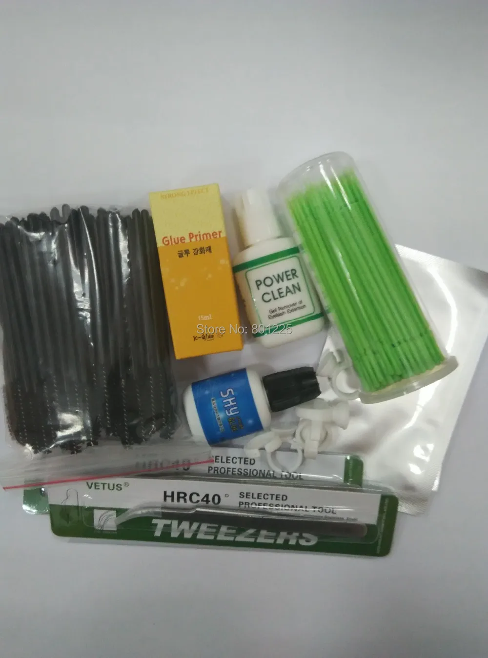

Hot selling wholesale eyelash extension makeup tool kit