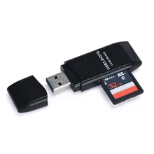 Malloom Мини 5 Гбит/с Высокоскоростной USB 3,0 микро-sd SDXC TF кардридер адаптер Черный оптом