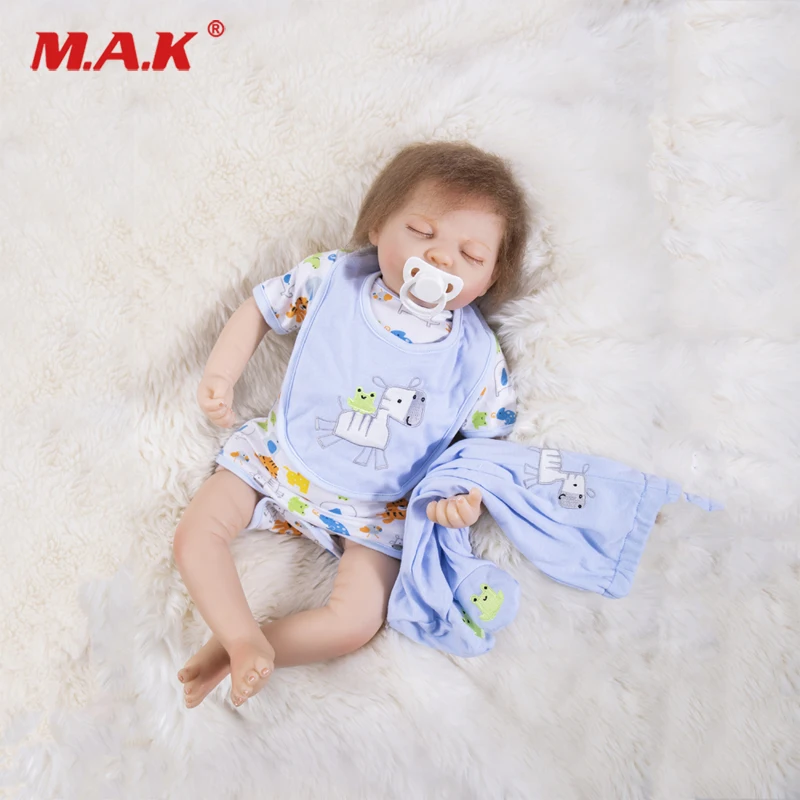 

Bebes Reborn Doll 52cm Soft Silicone Vinyl Cute Lifelike Sleeping Doll Boneca Christmas Gifts lol Doll for ChildrenSurprice