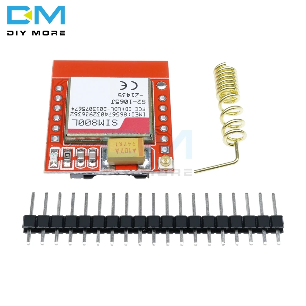 Мини маленький модуль SIM800L GPRS GSM карта MicroSIM Core Беспроводная плата Quad-band ttl последовательный порт с антенной для Arduino DIY