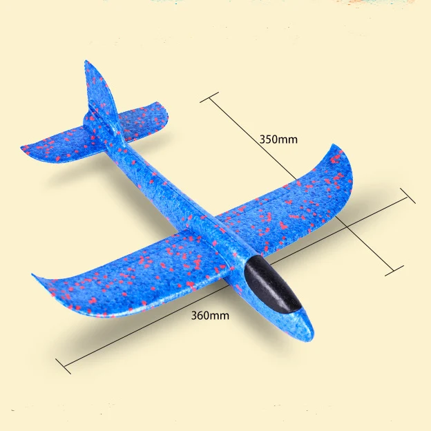 

35cm Hand Launch Throwing Glider Aircraft Plane Model EPP Airplane foam Toys for Children Plane Foam Toy Model Drop Shipping