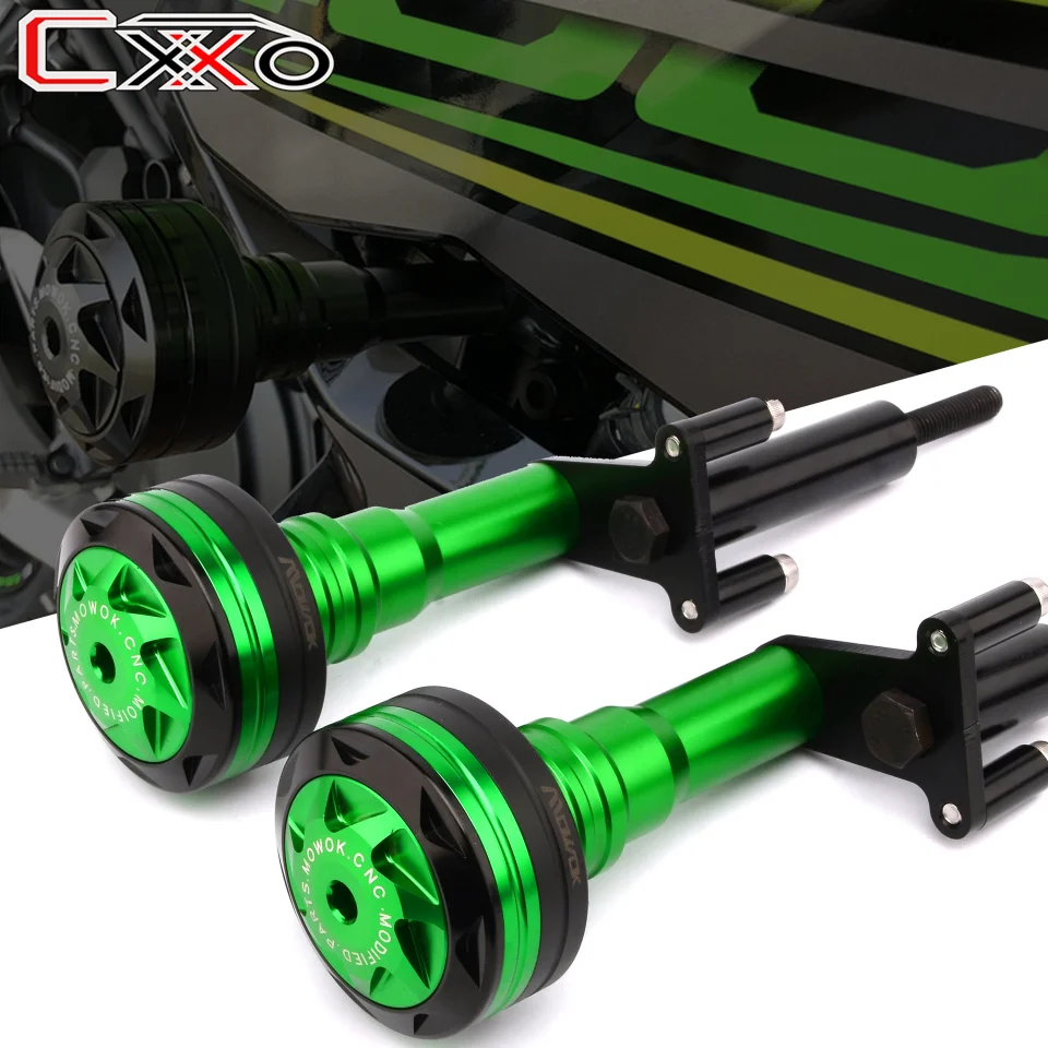 

New Motorcycle CNC Left and Right Frame Slider Protector Anti Crash Engine For Kawasaki NINJA Ninja400 ninja 400 2018 2019