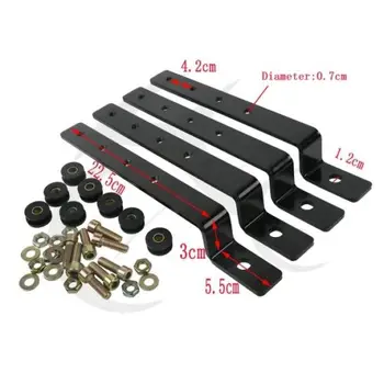 

Universal Motorcycle Hard Saddle Bag Saddlebags Mounting Kit Set For Harley New