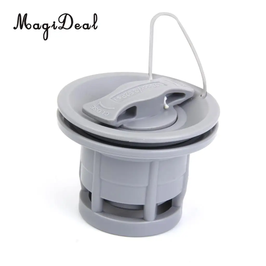 MagiDeal MagiDeal Air Valve Inflatable Boat Tender Raft Dinghy Kayak Canoe Grey for Inflatable Fishing Boat Yacht Accessories