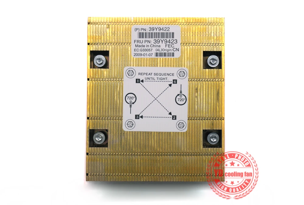 

FOR IBM x3550 server heatsink FRU 39Y9423 39Y9422