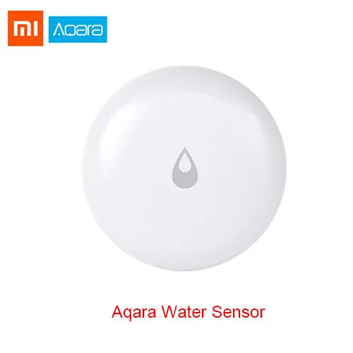 Xiaomi aqara хаб умный дом комплекты шлюз двери окна сенсор человеческого тела беспроводной переключатель влажности Датчик воды для Apple Homekit - Цвет: Aqara water sensor