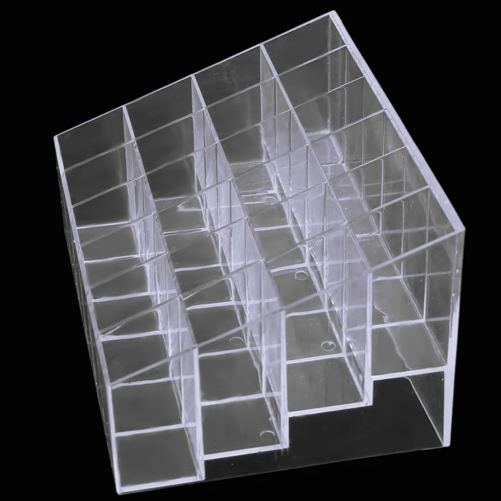 Прозрачный акриловый 24 держатель для губной помады Behogar стойка хранения