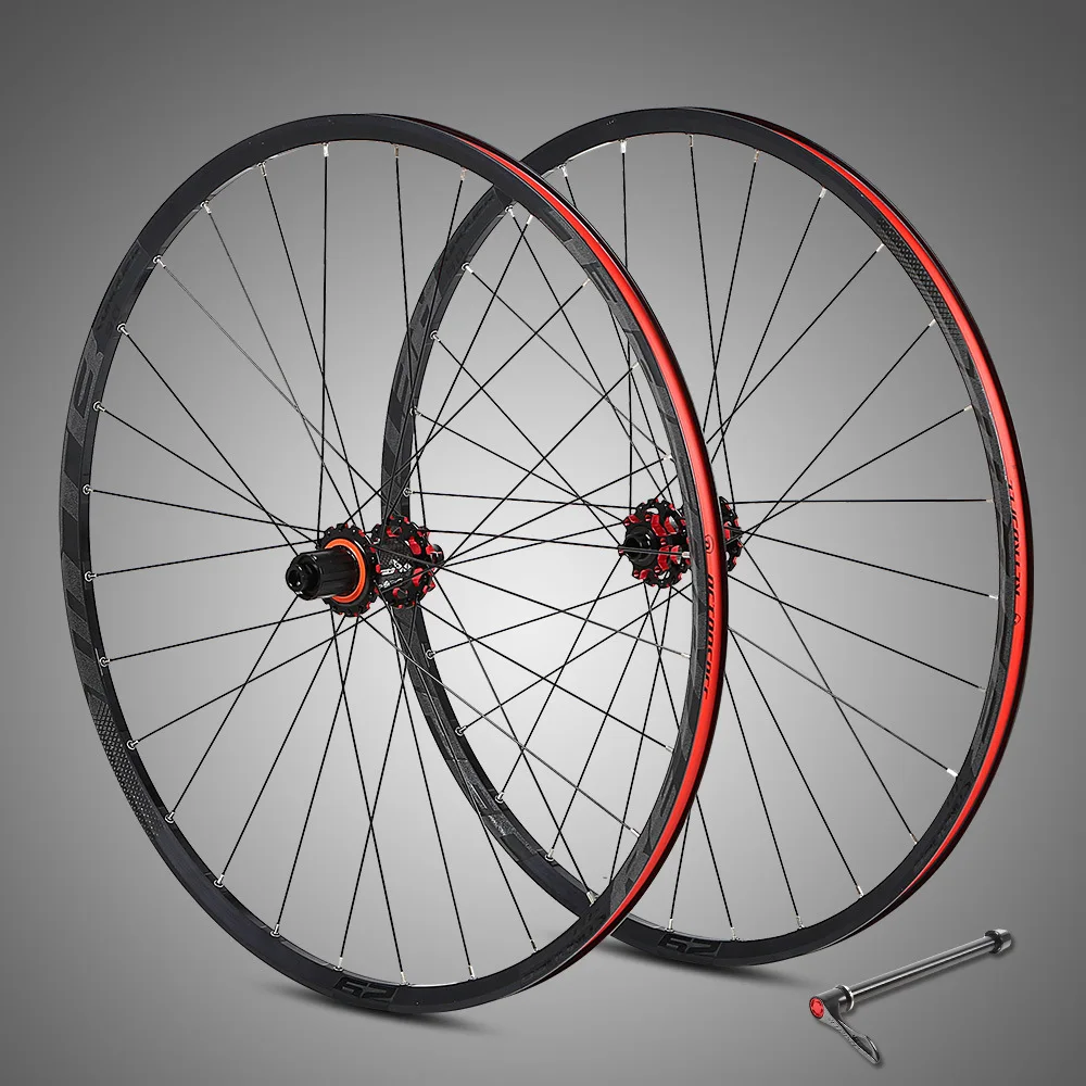 MTB Wheelset горный велосипед алюминий 29er колеса карбоновые Freehub 4 подшипника по оси 28