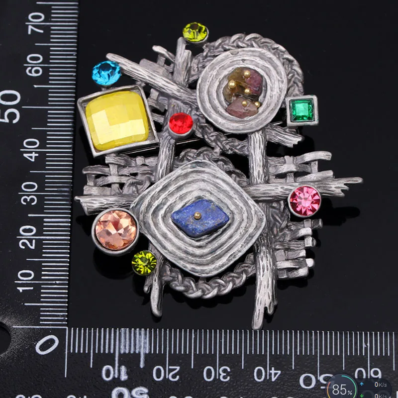 Blucome Antique brass Vintage Brooches For Men Jewelry 2017 Fashion Women Statement Punk Brooch Pins Hats Accessories