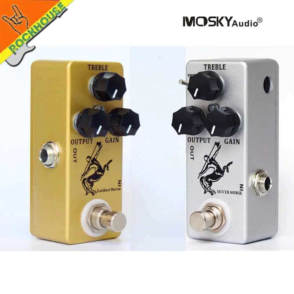 Klon Centaur Overdrive Golden & Silver Horse Guitar педаль эффектов с высоким коэффициентом усиления